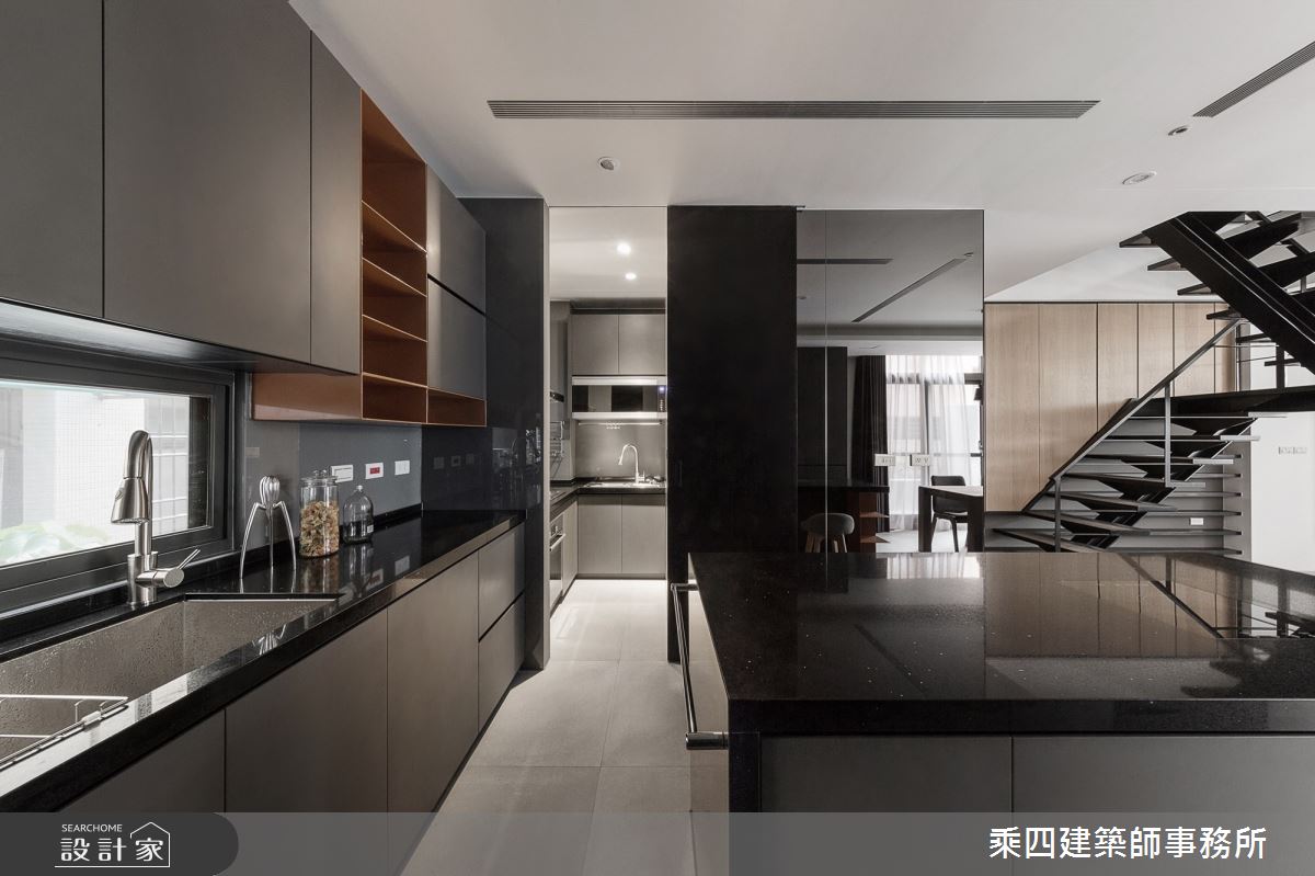 110坪新成屋(5年以下)＿現代風廚房吧檯案例圖片＿乘四建築師事務所＿乘四_21之12
