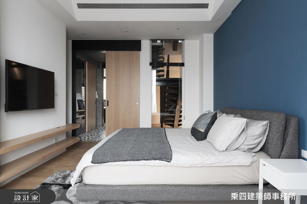 110坪新成屋(5年以下)＿現代風臥室案例圖片＿乘四建築師事務所＿乘四_21之15