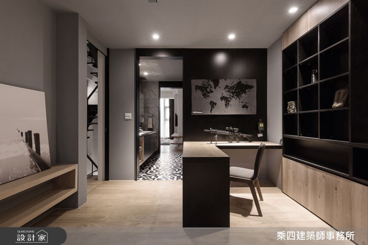 110坪新成屋(5年以下)＿現代風書房案例圖片＿乘四建築師事務所＿乘四_21之21