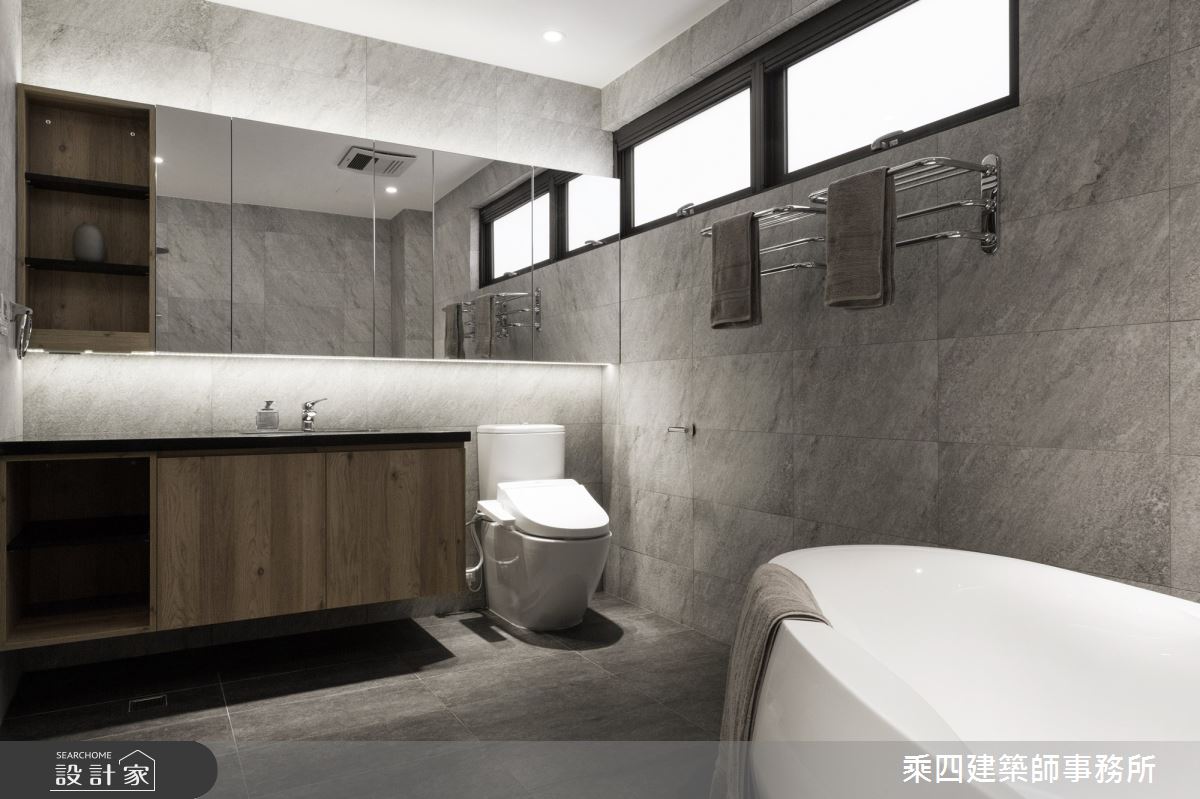 110坪新成屋(5年以下)＿現代風浴室案例圖片＿乘四建築師事務所＿乘四_21之24