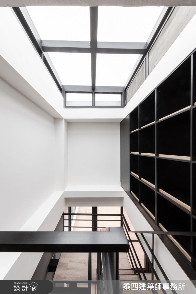 110坪新成屋(5年以下)＿現代風樓梯案例圖片＿乘四建築師事務所＿乘四_21之25