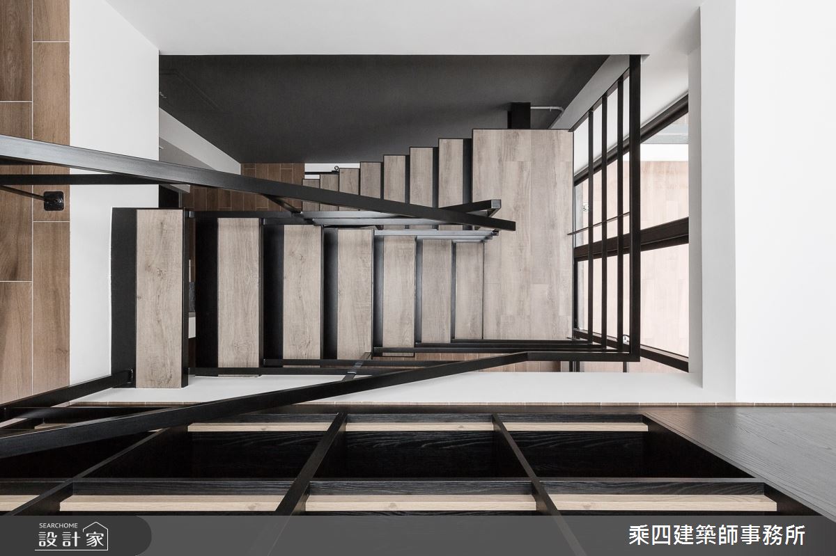 110坪新成屋(5年以下)＿現代風樓梯案例圖片＿乘四建築師事務所＿乘四_21之26