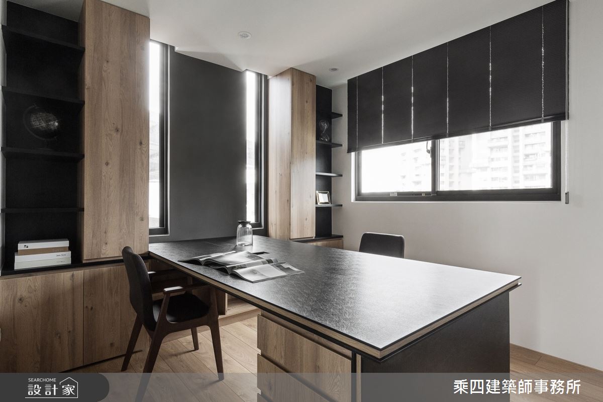 110坪新成屋(5年以下)＿現代風書房案例圖片＿乘四建築師事務所＿乘四_21之29
