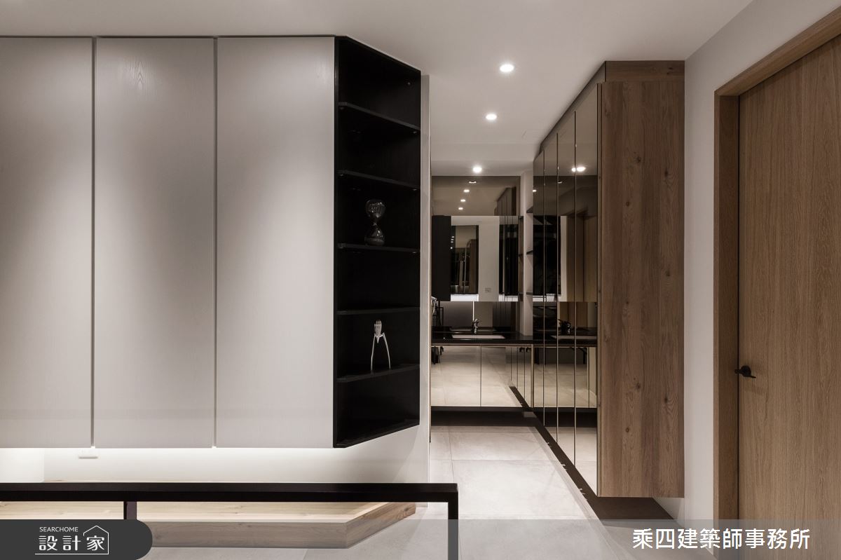 110坪新成屋(5年以下)＿現代風玄關案例圖片＿乘四建築師事務所＿乘四_21之34