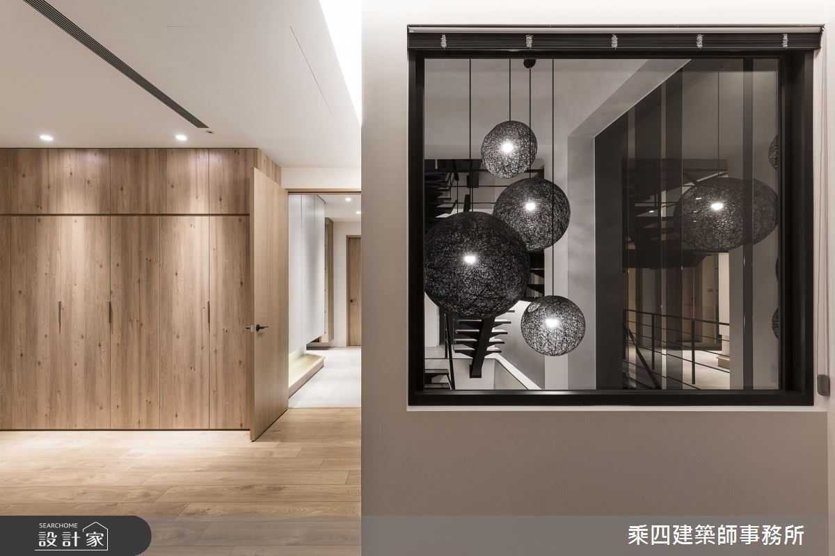 110坪新成屋(5年以下)＿現代風走廊案例圖片＿乘四建築師事務所＿乘四_21之35