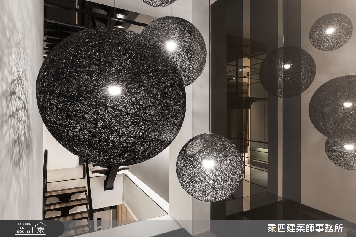 110坪新成屋(5年以下)＿現代風樓梯案例圖片＿乘四建築師事務所＿乘四_21之36