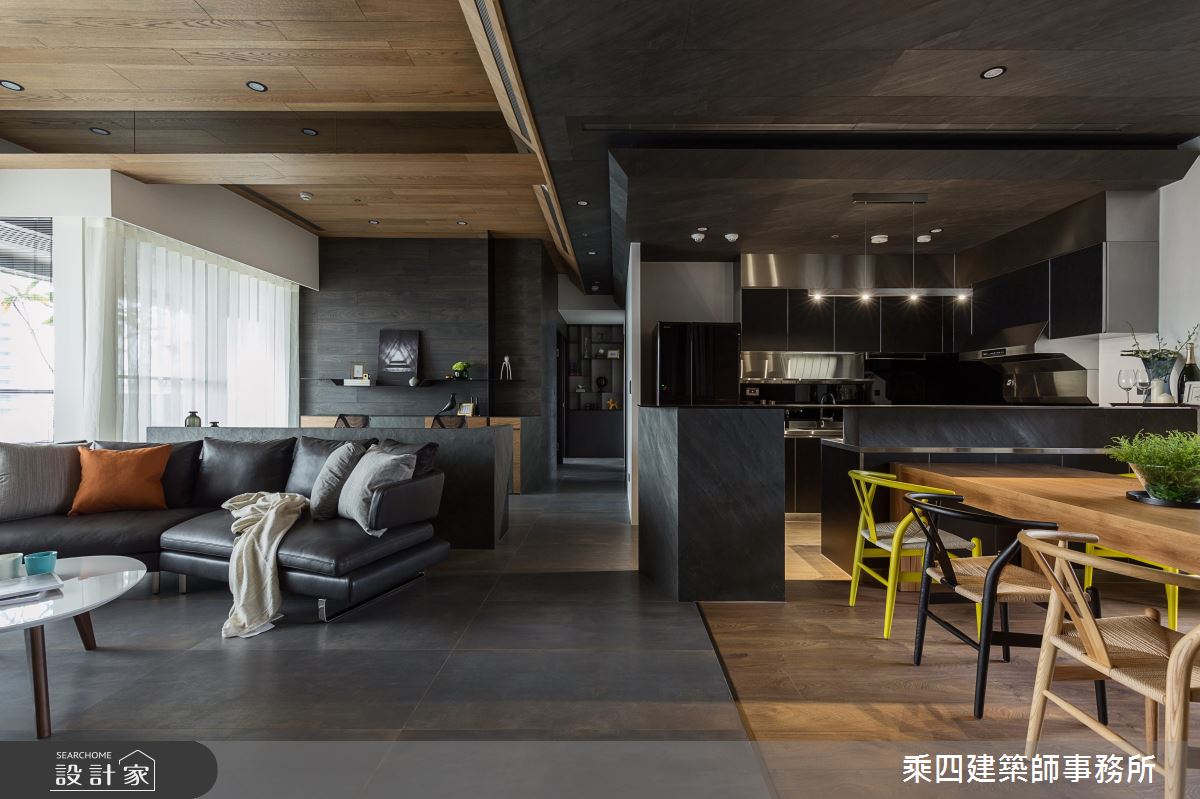 48坪新成屋(5年以下)＿現代風客廳餐廳案例圖片＿乘四建築師事務所＿乘四_17之13