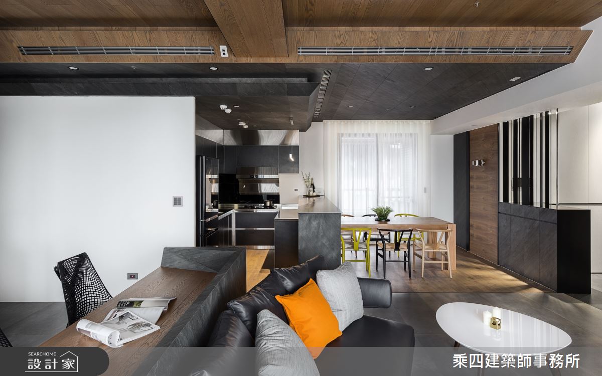 48坪新成屋(5年以下)＿現代風客廳案例圖片＿乘四建築師事務所＿乘四_17之7