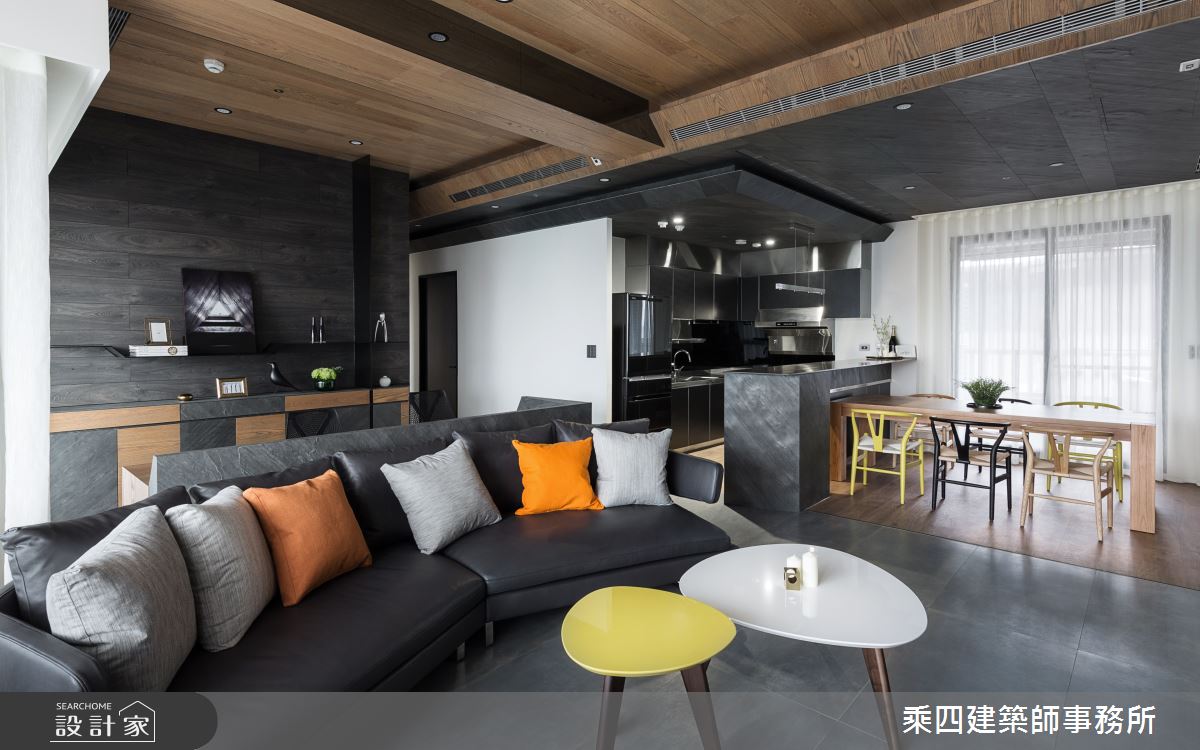 48坪新成屋(5年以下)＿現代風客廳案例圖片＿乘四建築師事務所＿乘四_17之6