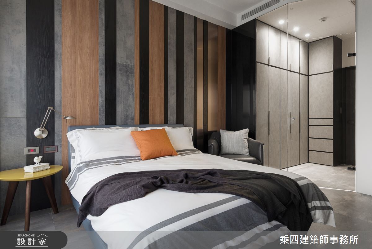 48坪新成屋(5年以下)＿現代風臥室案例圖片＿乘四建築師事務所＿乘四_17之19