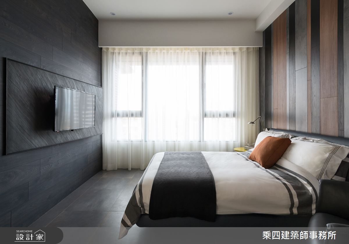48坪新成屋(5年以下)＿現代風臥室案例圖片＿乘四建築師事務所＿乘四_17之17