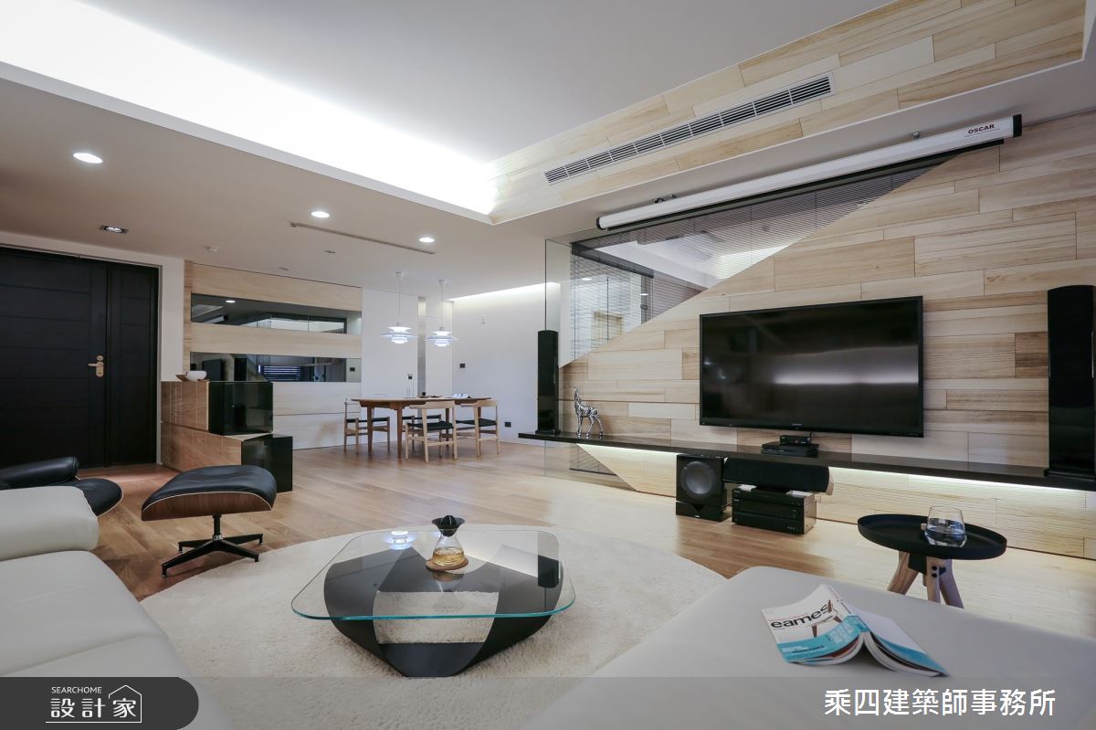 55坪中古屋(5~15年)＿現代風客廳案例圖片＿乘四建築師事務所＿乘四_06之7