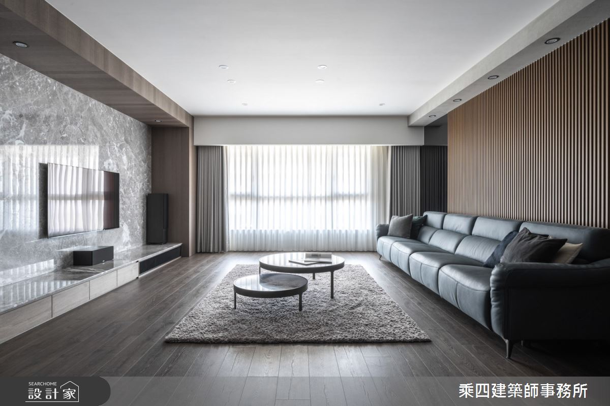 62坪新成屋(5年以下)＿現代風客廳案例圖片＿乘四建築師事務所＿乘四_40之4