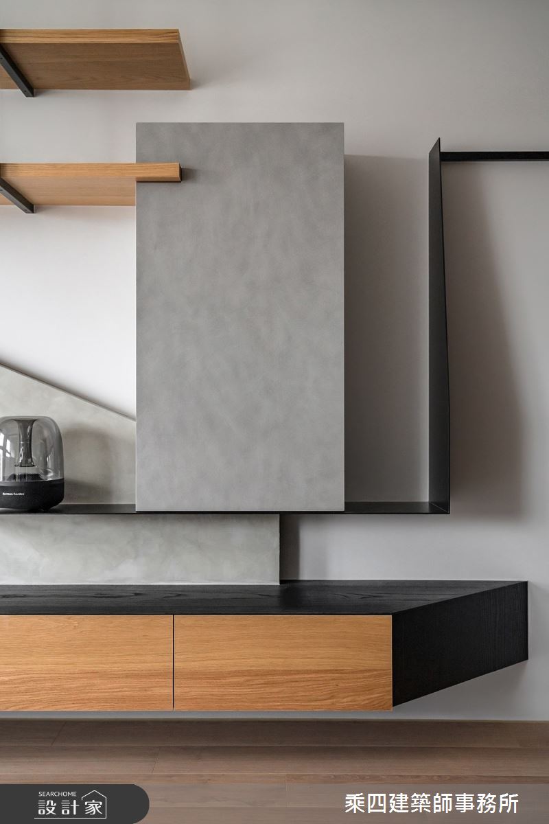 23坪新成屋(5年以下)＿簡約風客廳案例圖片＿乘四建築師事務所＿乘四_39之10