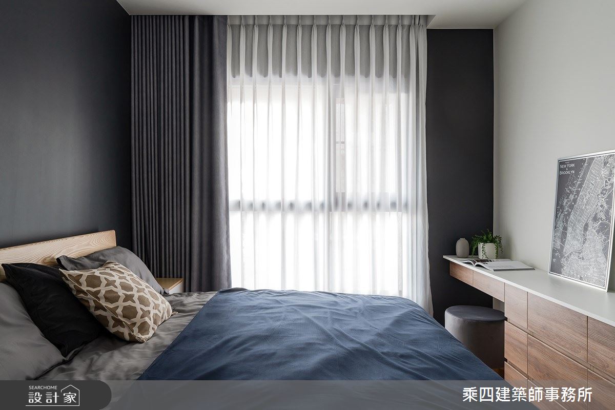 23坪新成屋(5年以下)＿簡約風臥室案例圖片＿乘四建築師事務所＿乘四_39之16