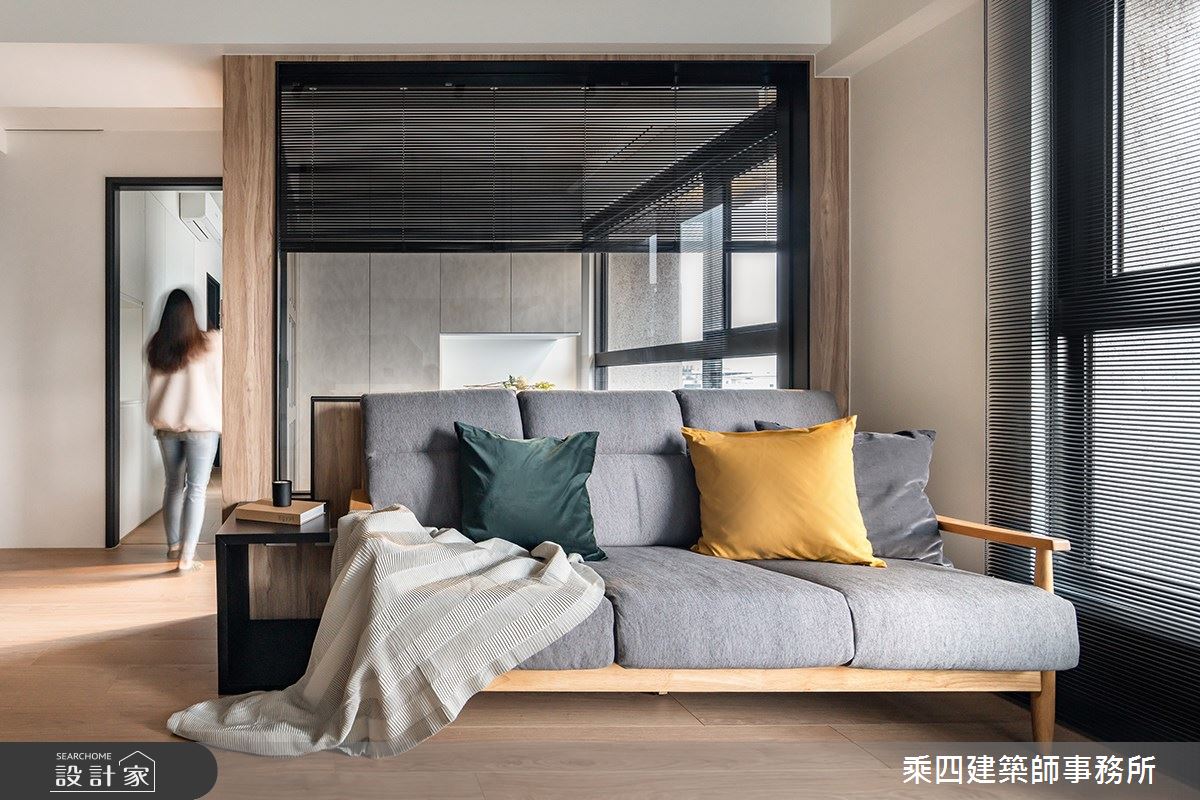 23坪新成屋(5年以下)＿簡約風客廳案例圖片＿乘四建築師事務所＿乘四_39之13