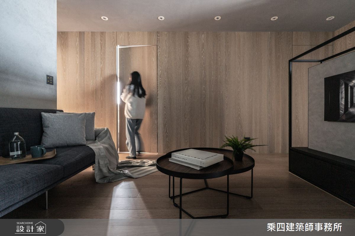 91坪新成屋(5年以下)＿現代風客廳案例圖片＿乘四建築師事務所＿乘四_37之8