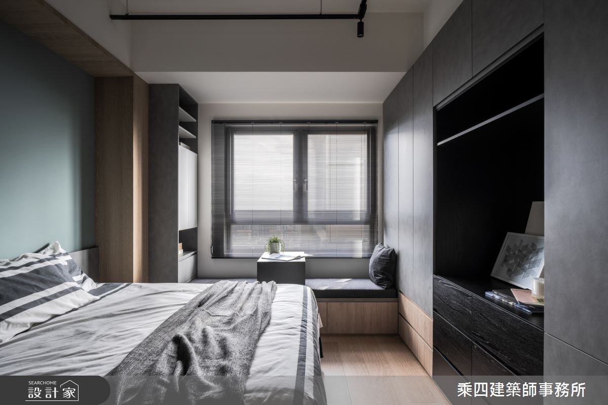91坪新成屋(5年以下)＿現代風臥室案例圖片＿乘四建築師事務所＿乘四_37之16