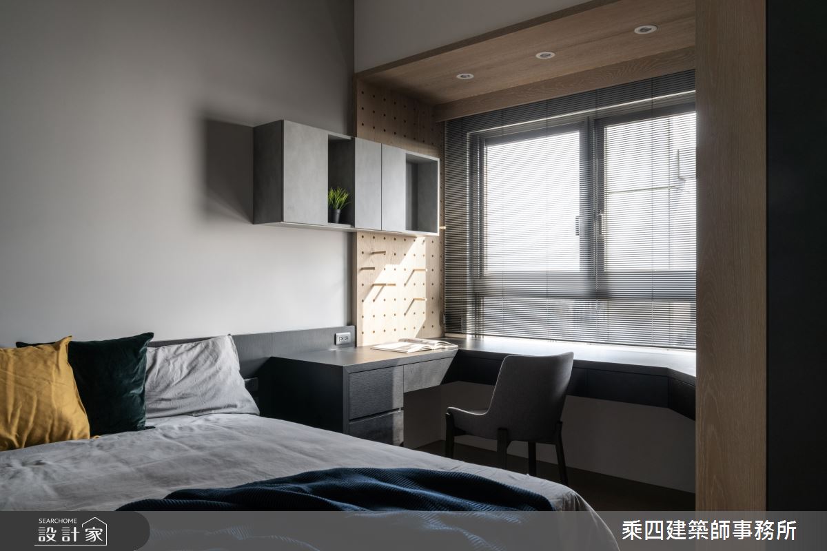 91坪新成屋(5年以下)＿現代風臥室案例圖片＿乘四建築師事務所＿乘四_37之19