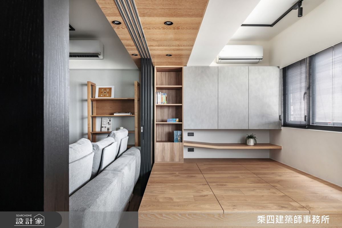 21坪老屋(16~30年)＿簡約風多功能室案例圖片＿乘四建築師事務所＿乘四_36之10