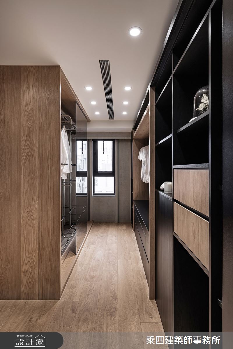 30坪中古屋(5~15年)＿現代風更衣間案例圖片＿乘四建築師事務所＿乘四_35之11