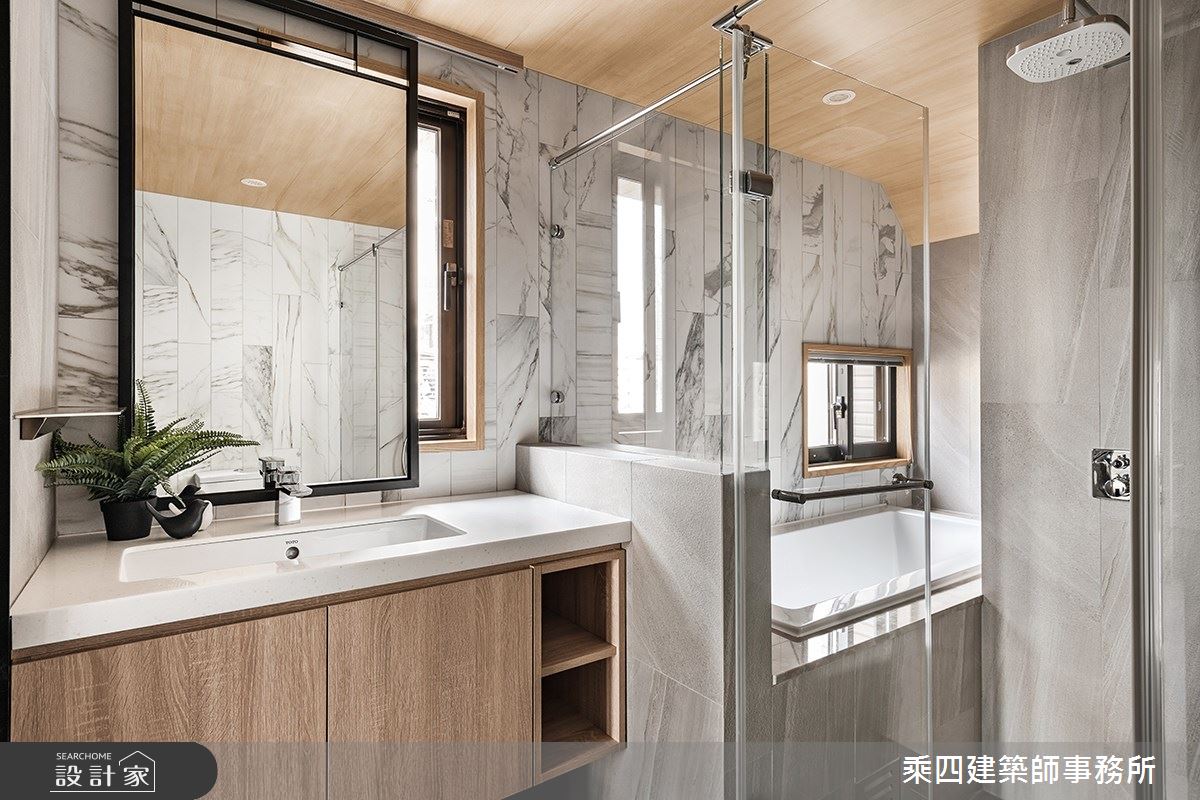 30坪中古屋(5~15年)＿現代風浴室案例圖片＿乘四建築師事務所＿乘四_35之14