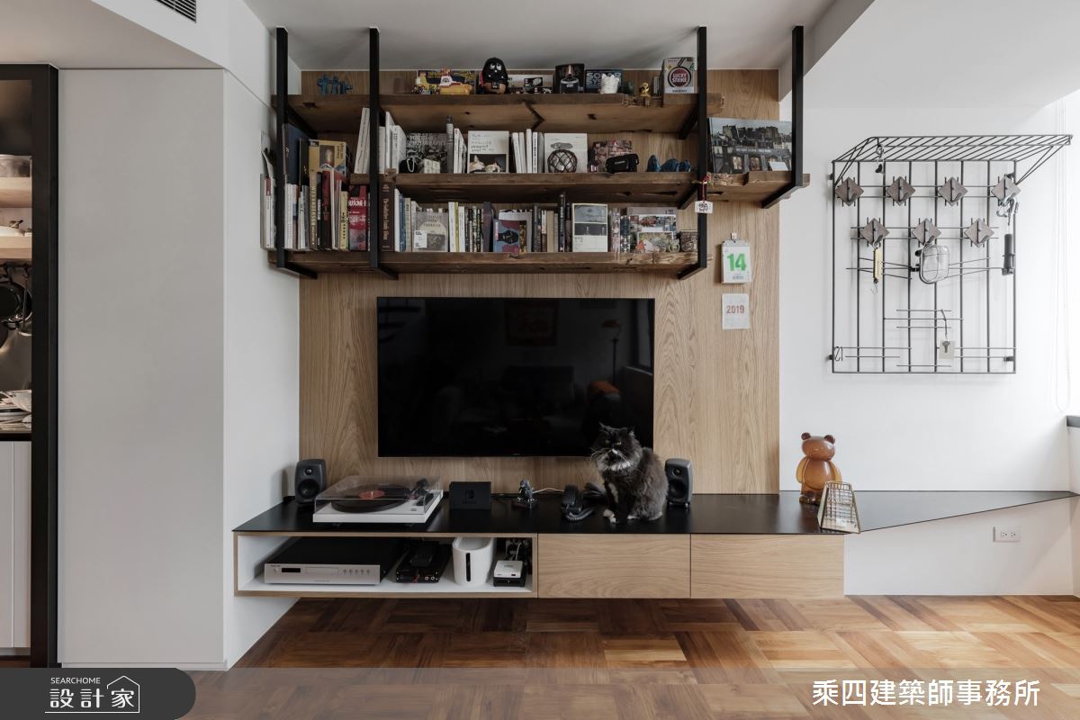 25坪老屋(50年以上)＿現代風客廳案例圖片＿乘四建築師事務所＿乘四_31之6
