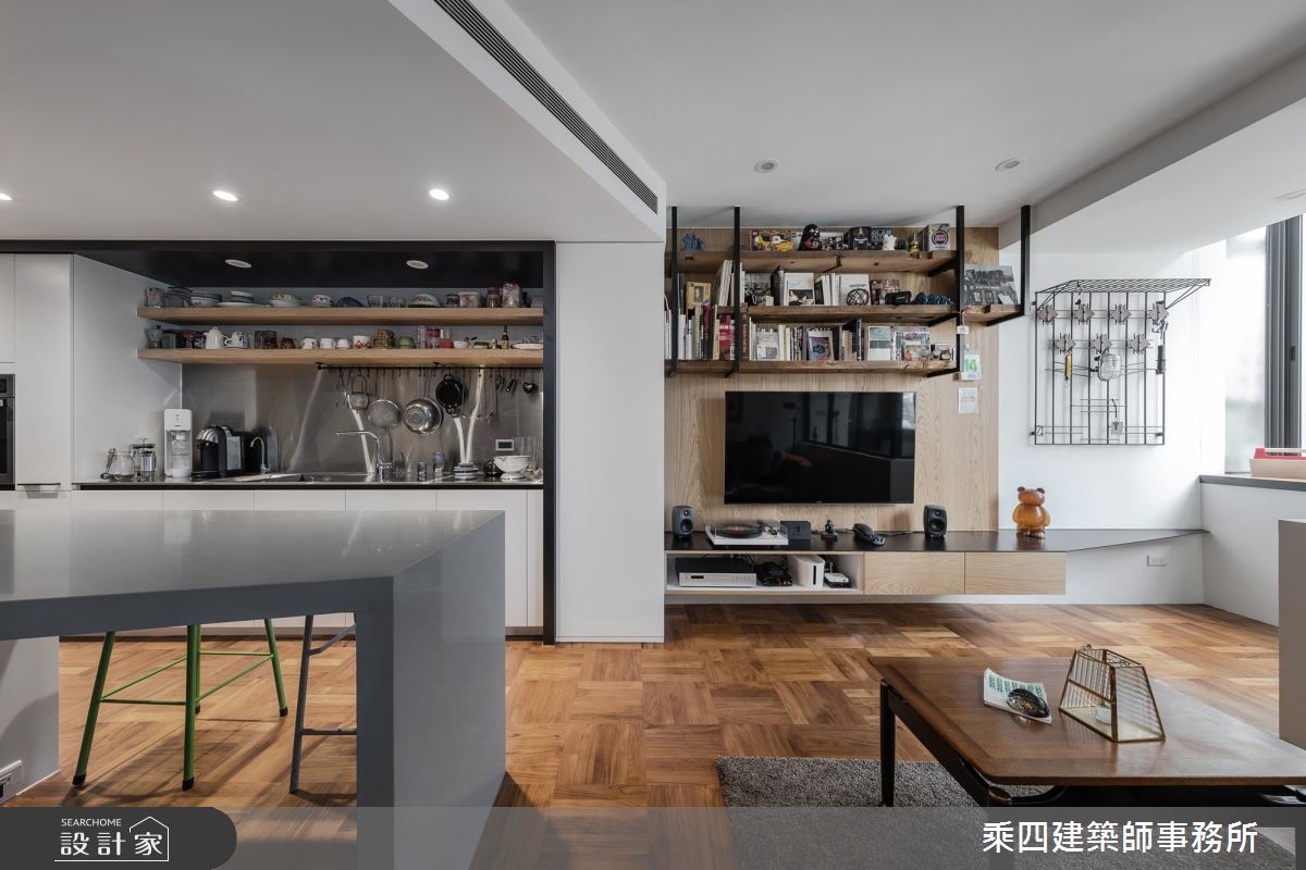 25坪老屋(50年以上)＿現代風吧檯案例圖片＿乘四建築師事務所＿乘四_31之7