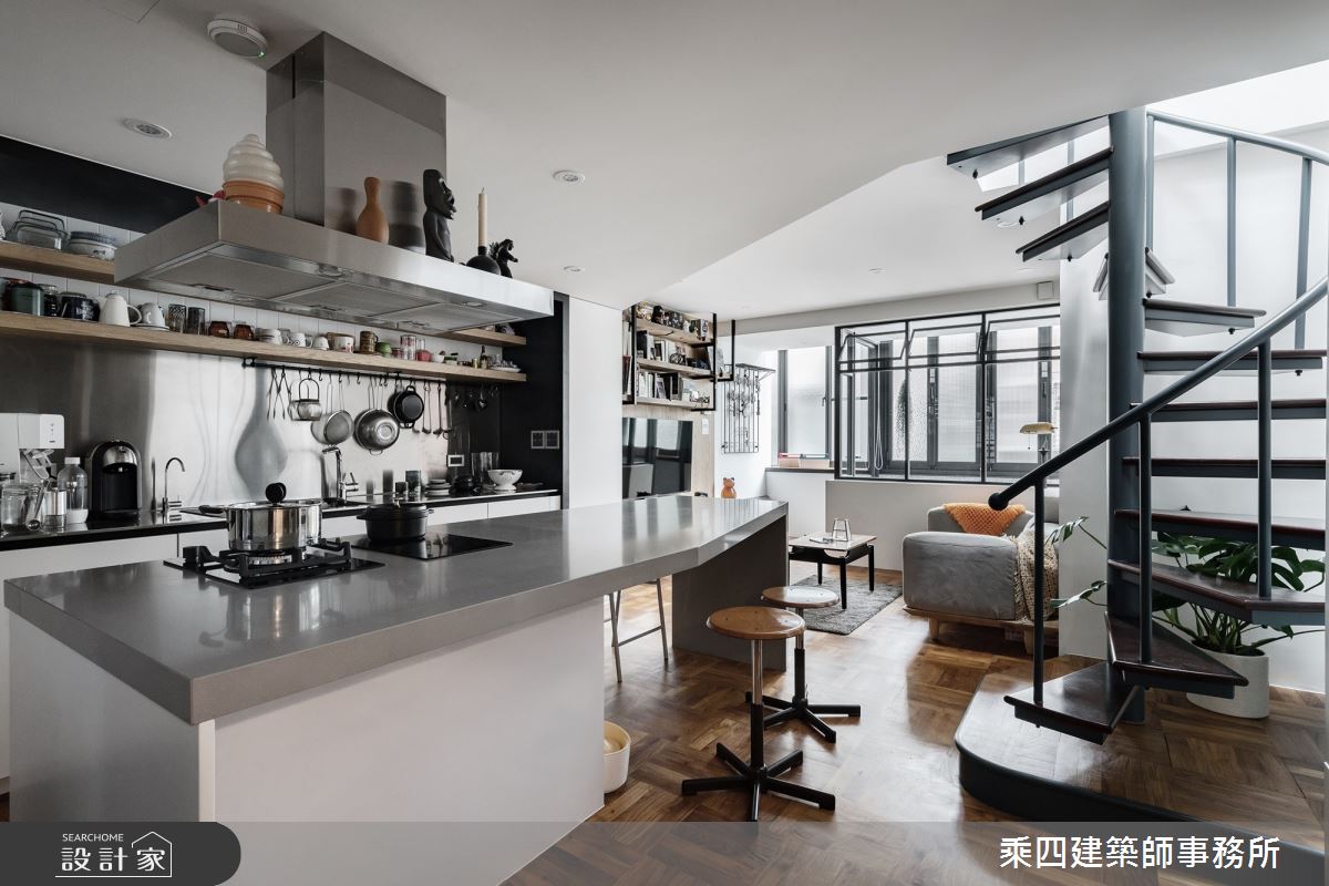 25坪老屋(50年以上)＿現代風吧檯案例圖片＿乘四建築師事務所＿乘四_31之8