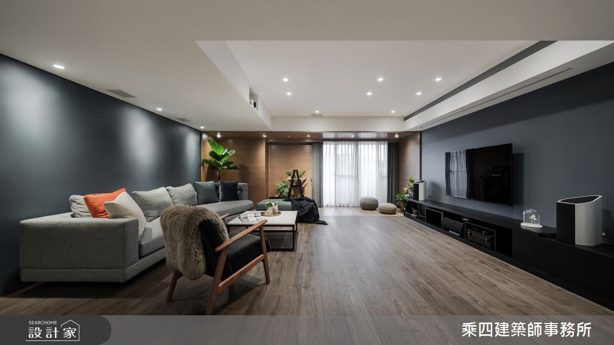 老屋(16~30年)＿現代風客廳案例圖片＿乘四建築師事務所＿乘四_30之4