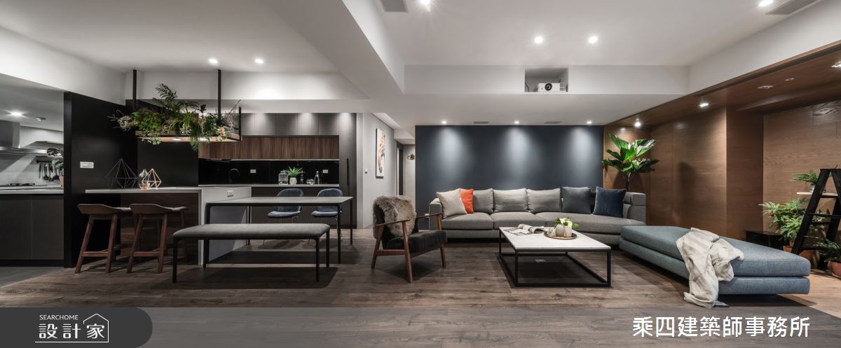 老屋(16~30年)＿現代風客廳餐廳案例圖片＿乘四建築師事務所＿乘四_30之6