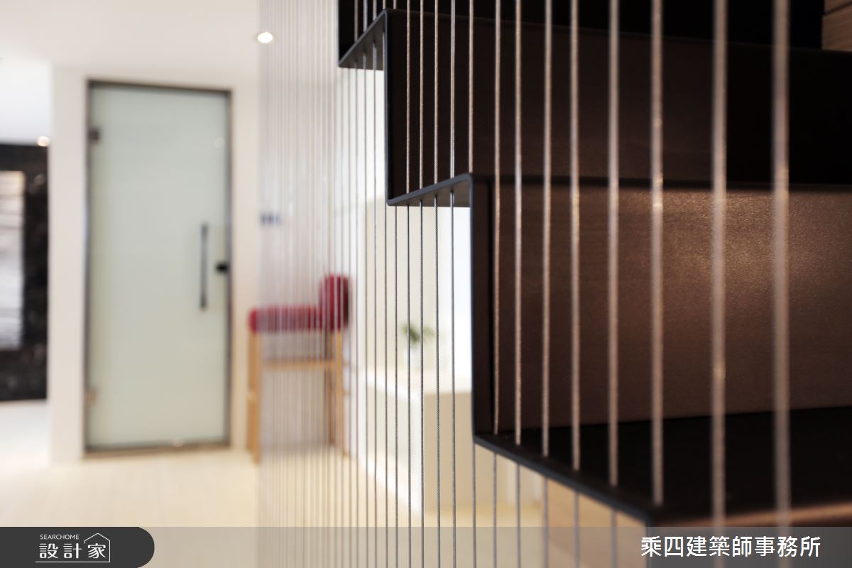 17坪老屋(16~30年)＿現代風樓梯案例圖片＿乘四建築師事務所＿乘四_04之11