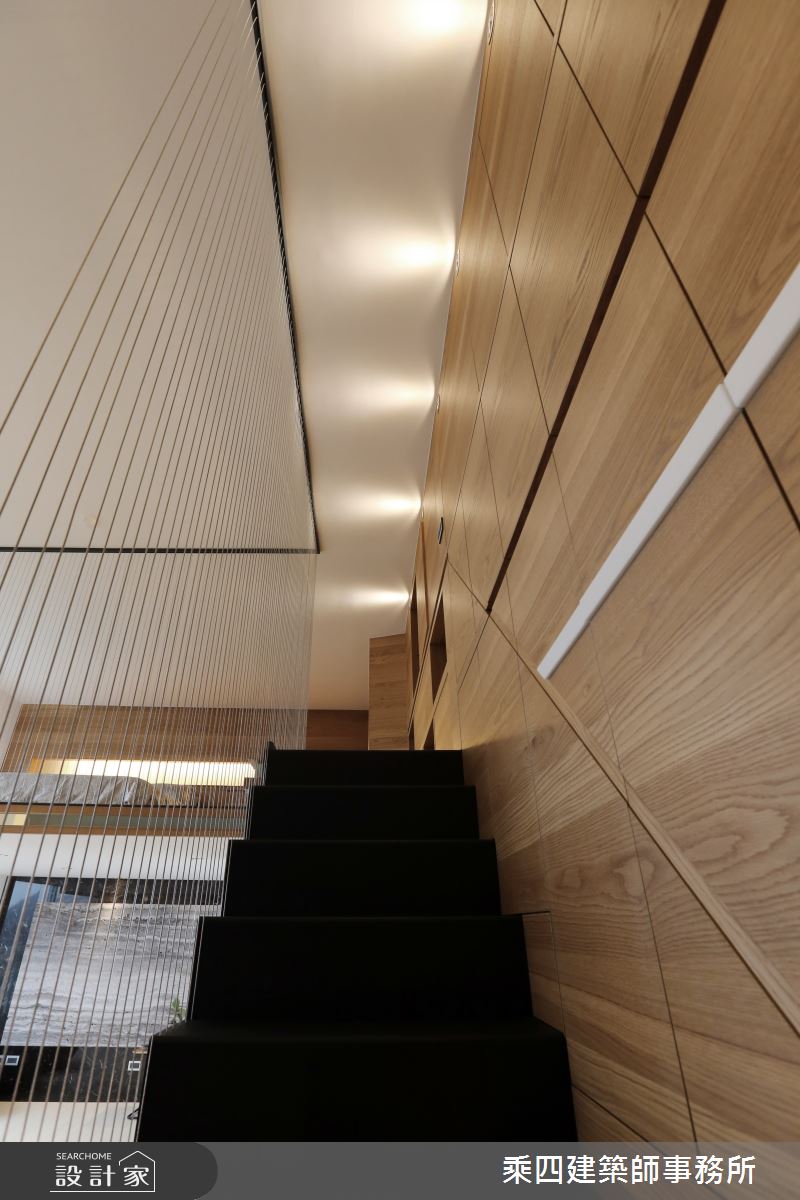 17坪老屋(16~30年)＿現代風樓梯案例圖片＿乘四建築師事務所＿乘四_04之12