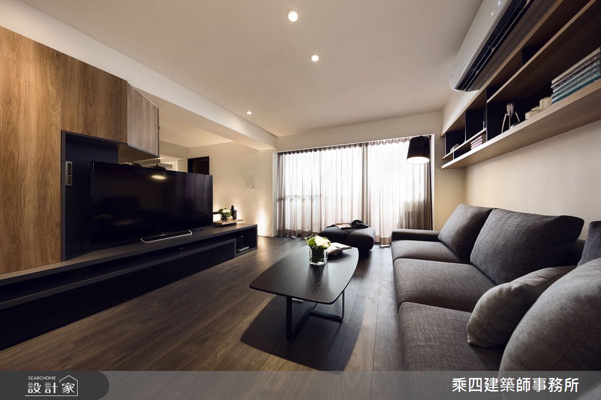 31坪老屋(16~30年)＿現代風客廳案例圖片＿乘四建築師事務所＿乘四_08之5