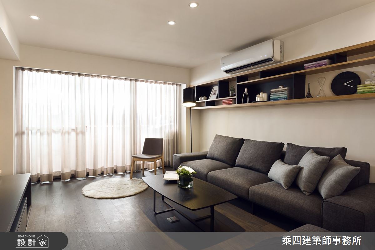 31坪老屋(16~30年)＿現代風客廳案例圖片＿乘四建築師事務所＿乘四_08之6