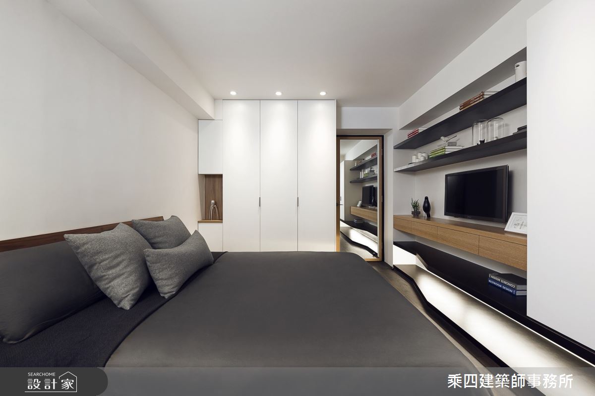 31坪老屋(16~30年)＿現代風臥室案例圖片＿乘四建築師事務所＿乘四_08之12
