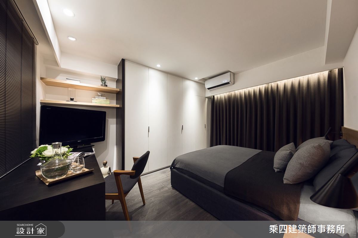 31坪老屋(16~30年)＿現代風臥室案例圖片＿乘四建築師事務所＿乘四_08之13