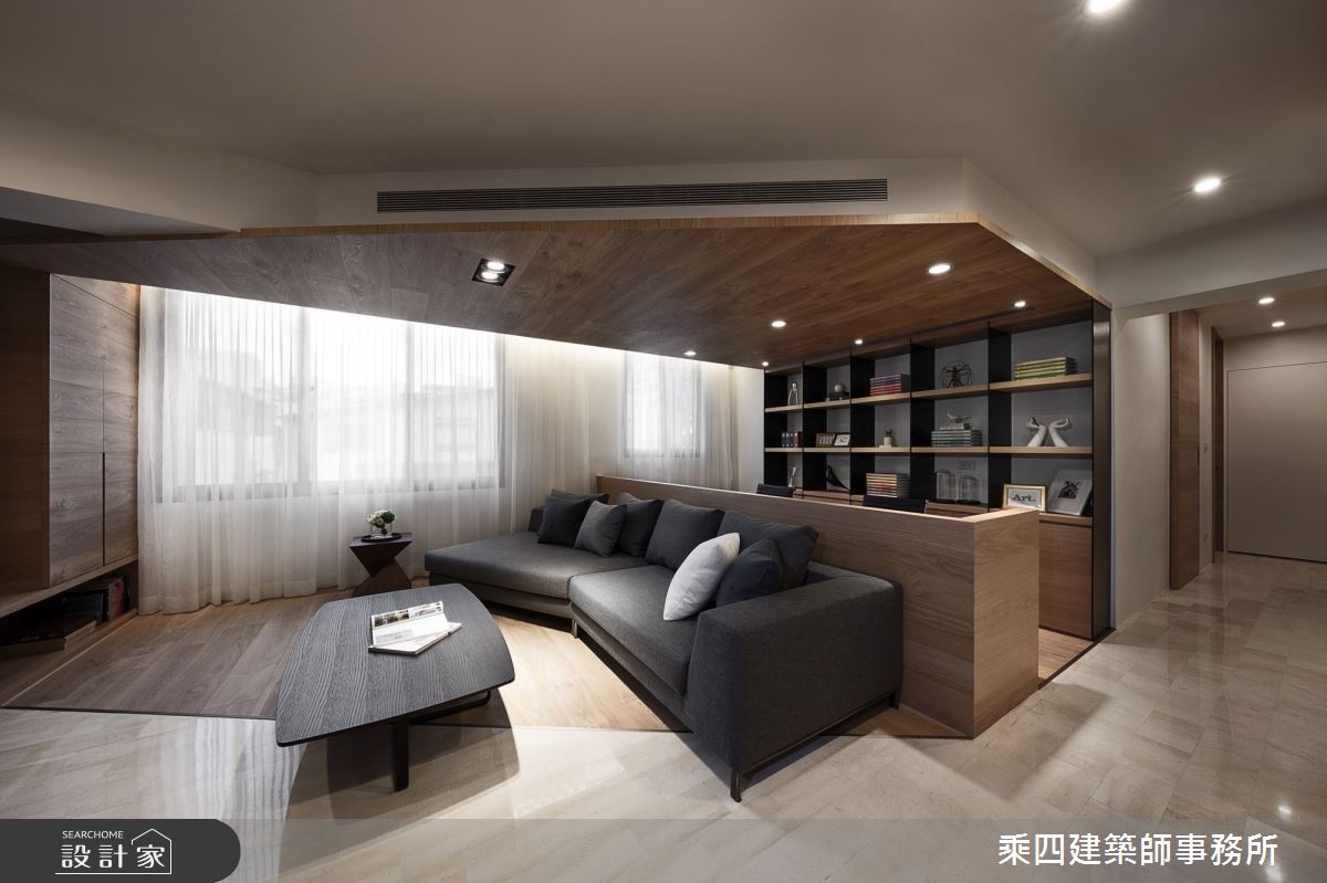 32坪老屋(31~40年)＿現代風客廳案例圖片＿乘四建築師事務所＿乘四_11之2