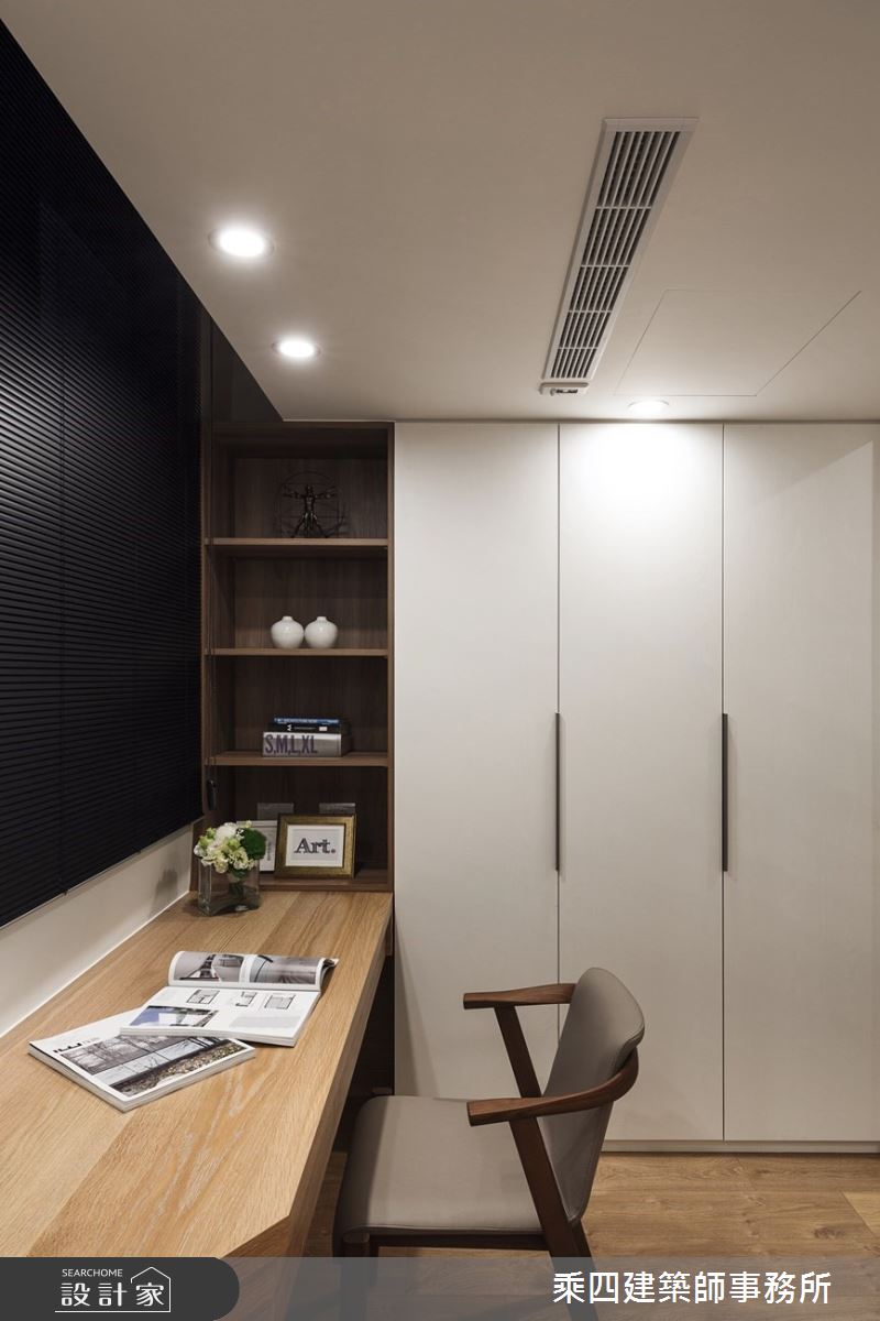 32坪老屋(31~40年)＿現代風書房案例圖片＿乘四建築師事務所＿乘四_11之16