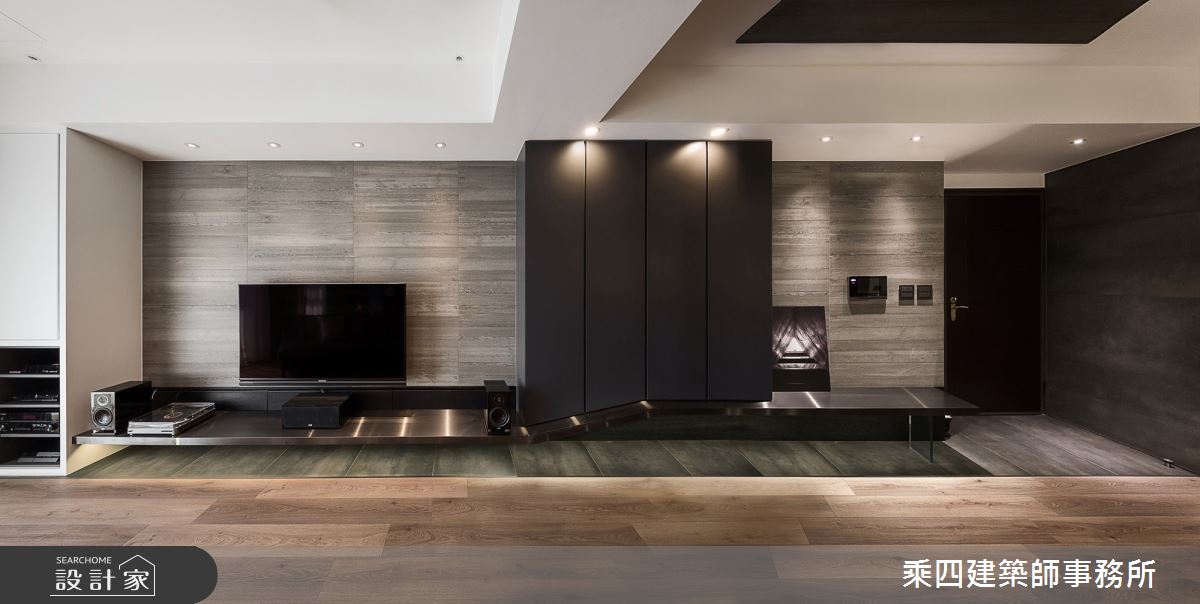 55坪新成屋(5年以下)＿現代風客廳案例圖片＿乘四建築師事務所＿乘四_12之1