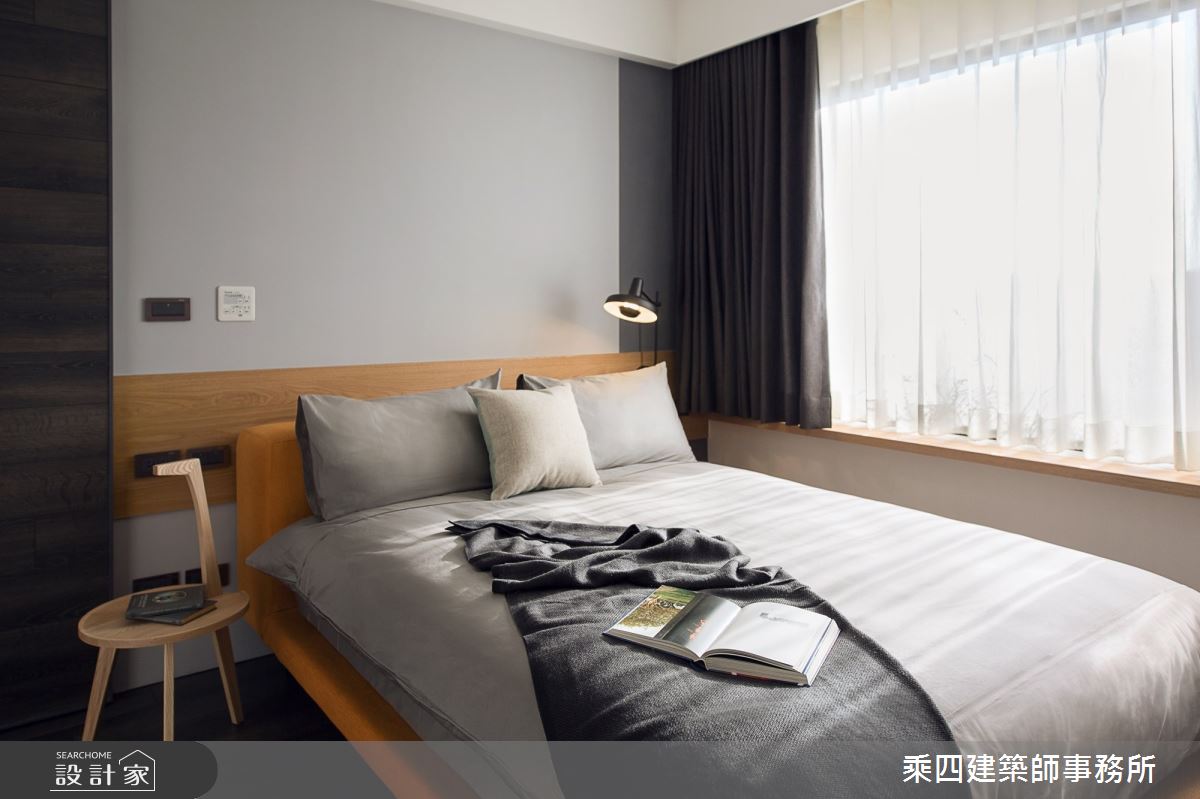 55坪新成屋(5年以下)＿現代風臥室案例圖片＿乘四建築師事務所＿乘四_12之16