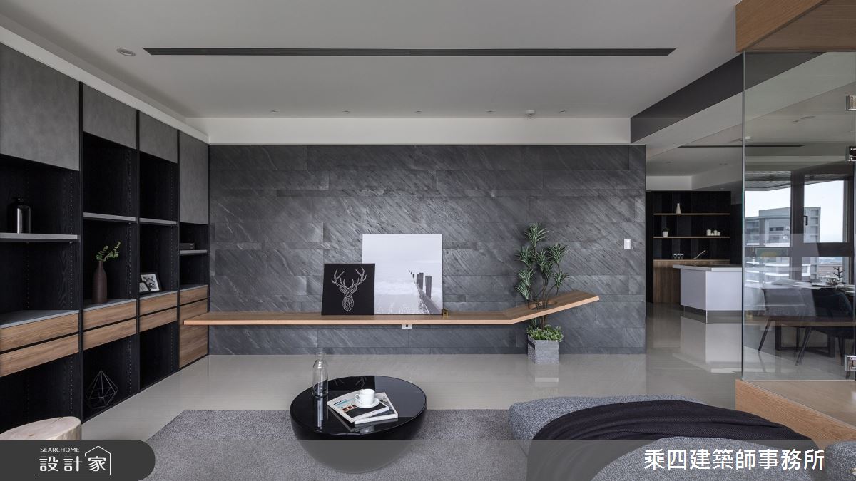 48坪新成屋(5年以下)＿現代風客廳案例圖片＿乘四建築師事務所＿乘四_15之6