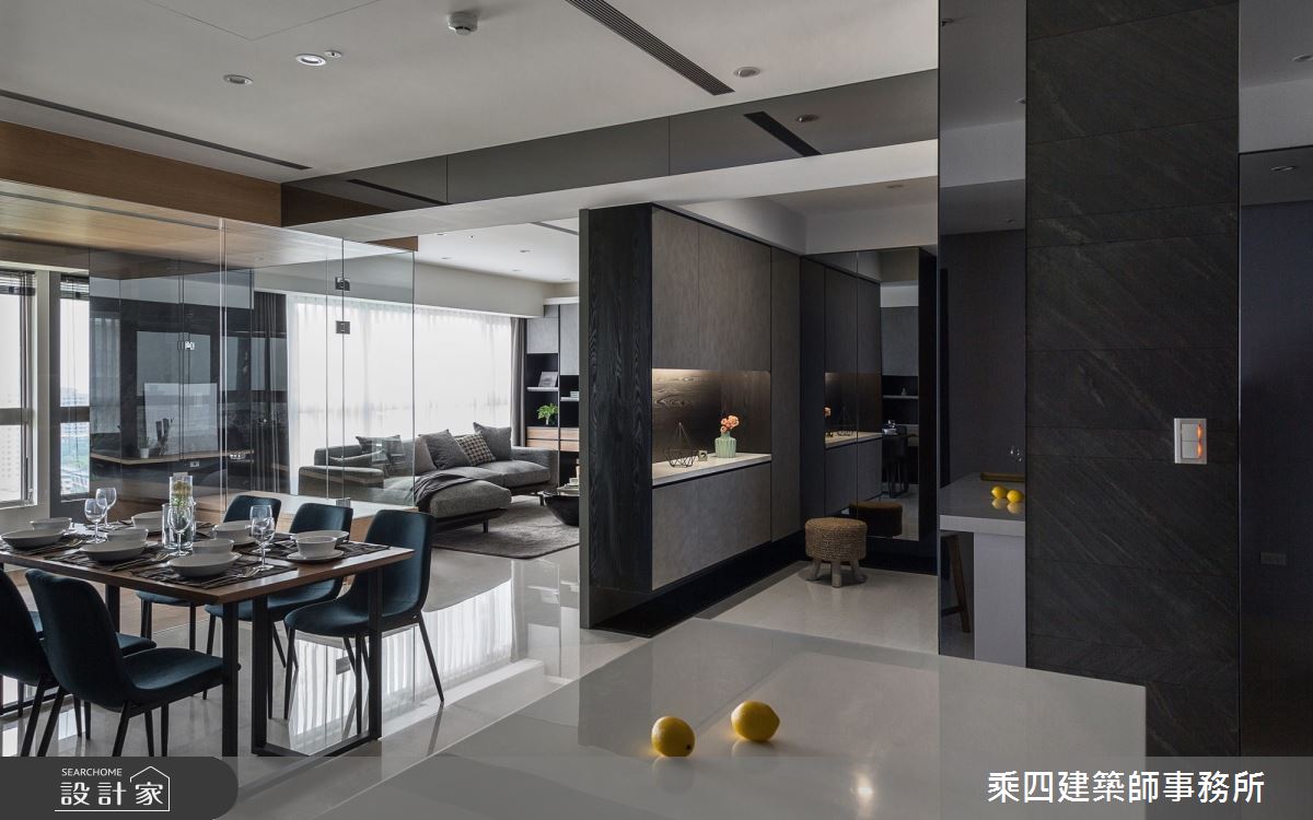 48坪新成屋(5年以下)＿現代風玄關案例圖片＿乘四建築師事務所＿乘四_15之1