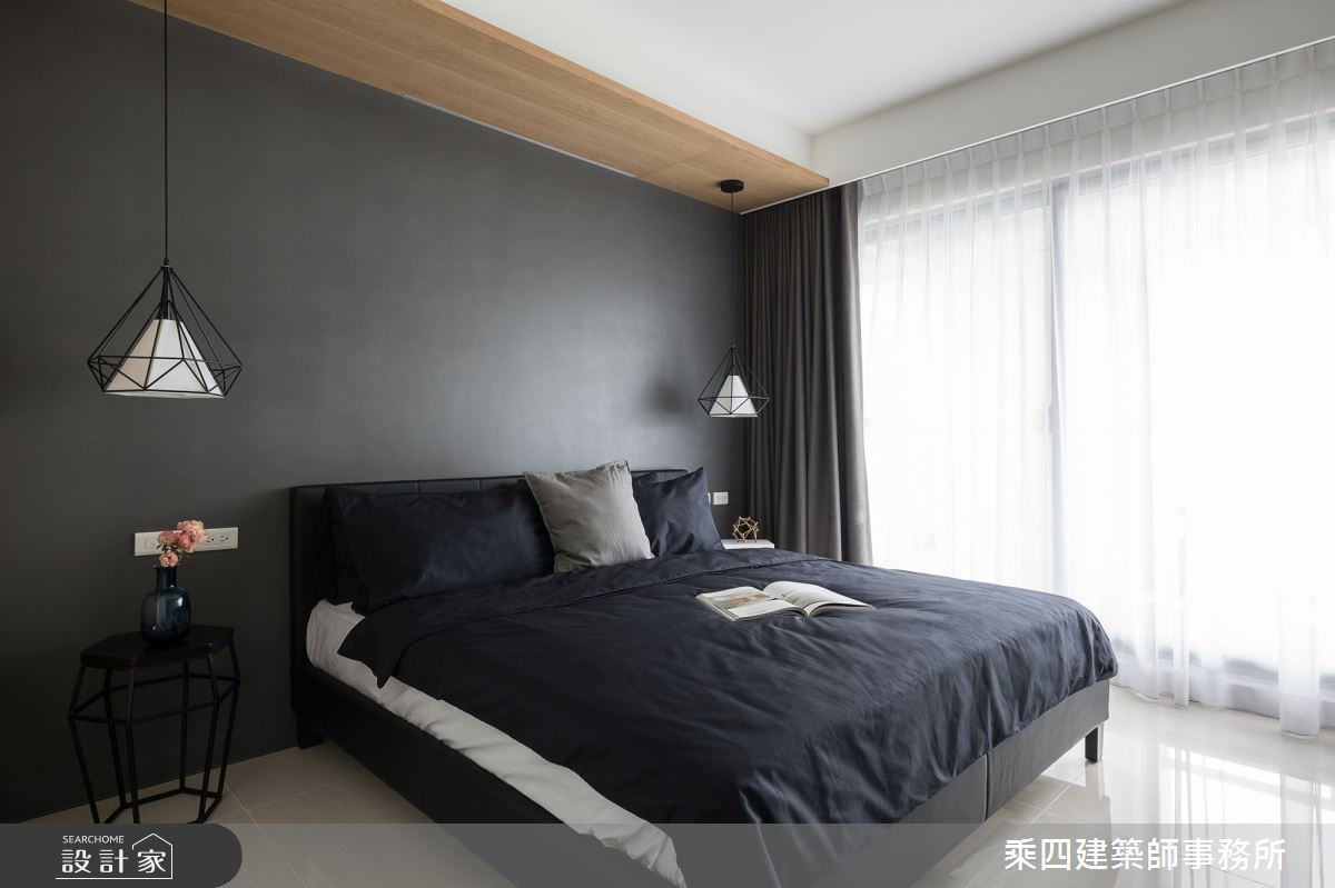 48坪新成屋(5年以下)＿現代風臥室案例圖片＿乘四建築師事務所＿乘四_15之14
