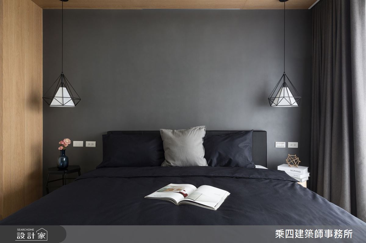 48坪新成屋(5年以下)＿現代風臥室案例圖片＿乘四建築師事務所＿乘四_15之15