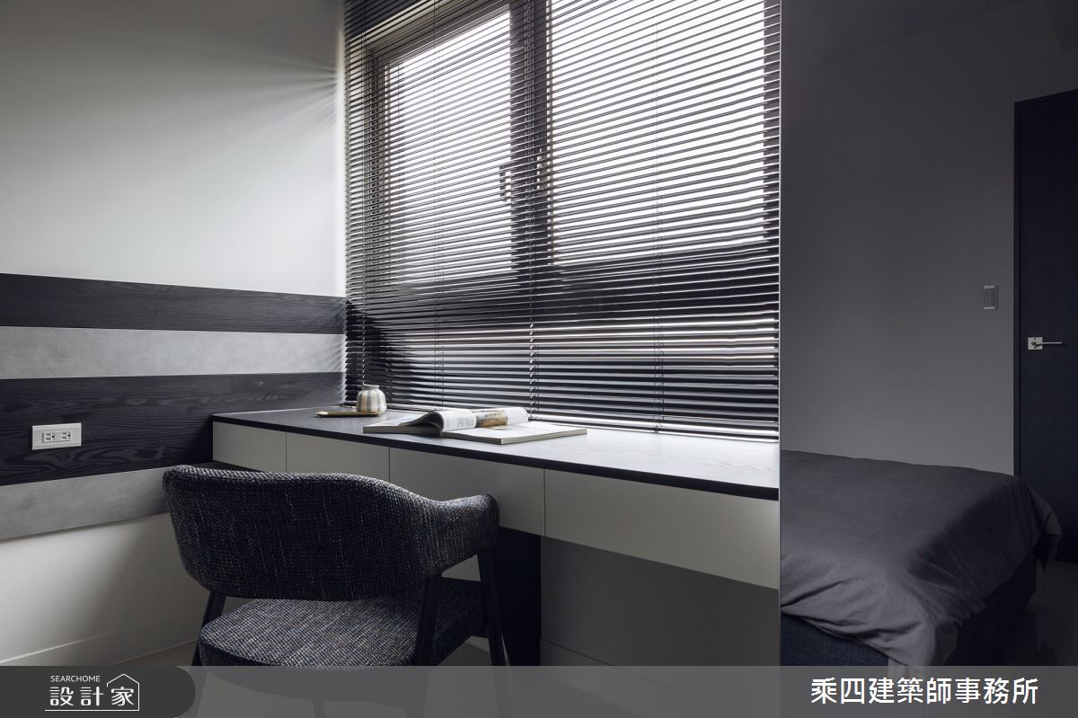 48坪新成屋(5年以下)＿現代風臥室案例圖片＿乘四建築師事務所＿乘四_15之18