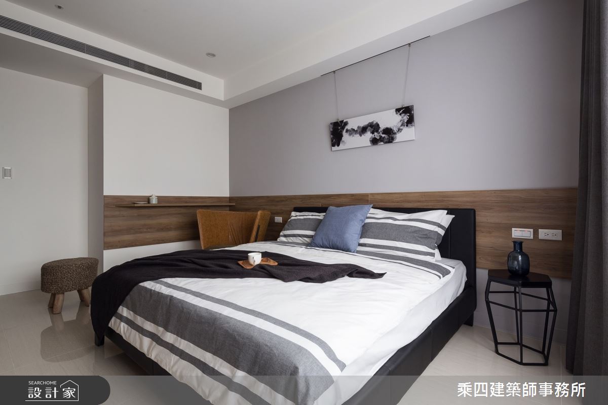 48坪新成屋(5年以下)＿現代風臥室案例圖片＿乘四建築師事務所＿乘四_15之20