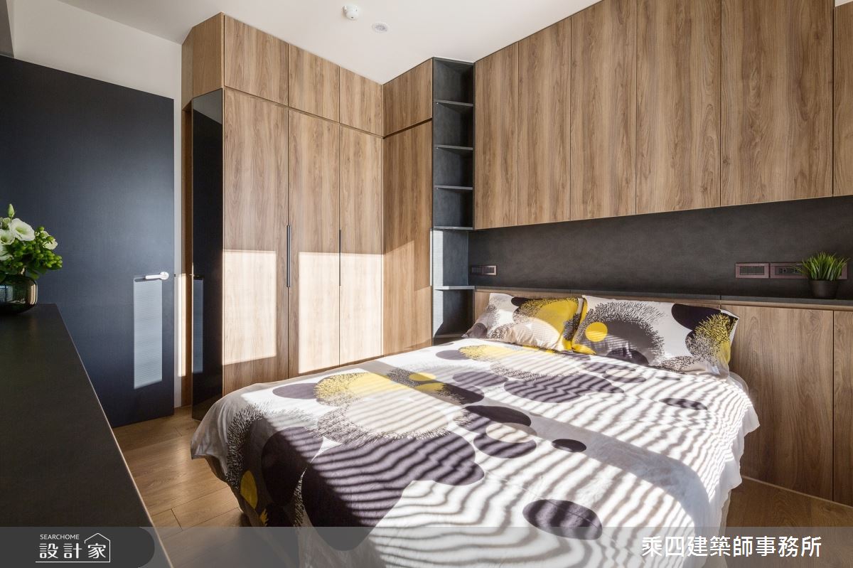 11坪新成屋(5年以下)＿現代風臥室案例圖片＿乘四建築師事務所＿乘四_16之6