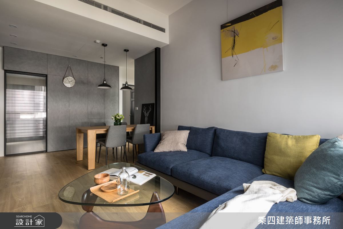 24坪新成屋(5年以下)＿現代風客廳案例圖片＿乘四建築師事務所＿乘四_18之6