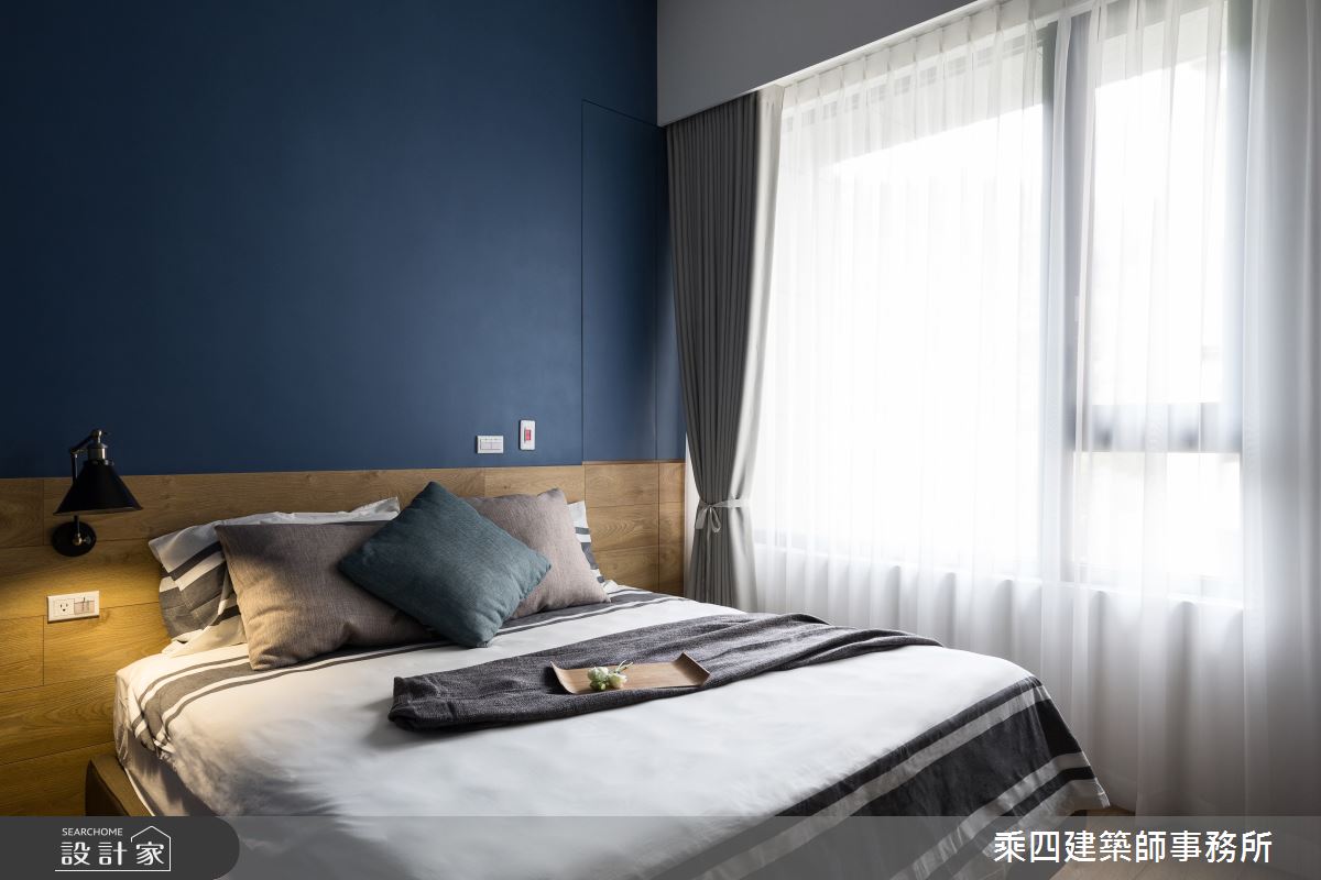 24坪新成屋(5年以下)＿現代風臥室案例圖片＿乘四建築師事務所＿乘四_18之8